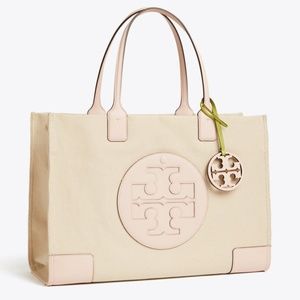 Tory Burch Ella Canvas Tote Almost Like New